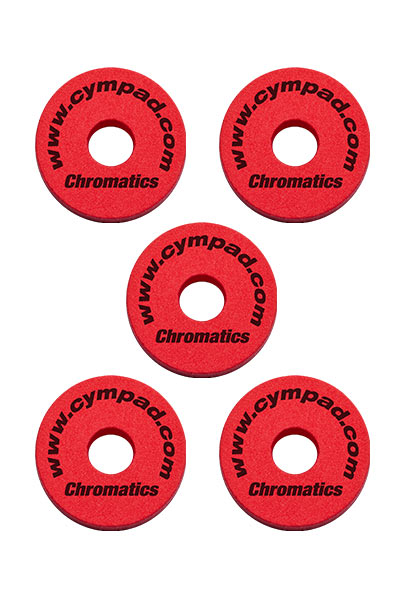 Cympad Chromatics Cymbal Enhancer Set - 40/15mm, Red