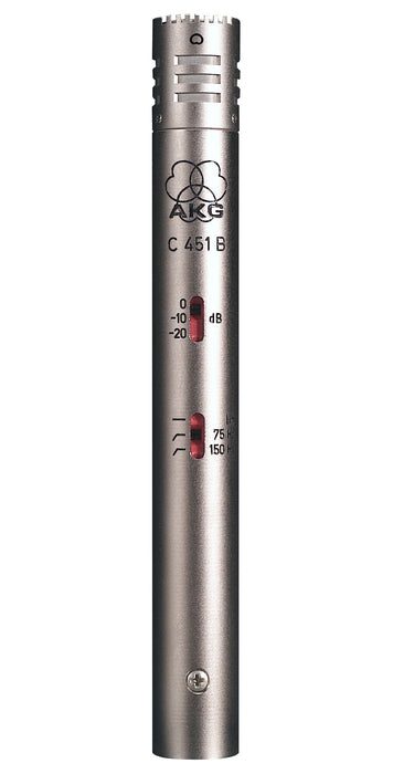 AKG C451B/ST Stereo Matched Pair Of C451B Small-Diaphragm Condenser Microphones
