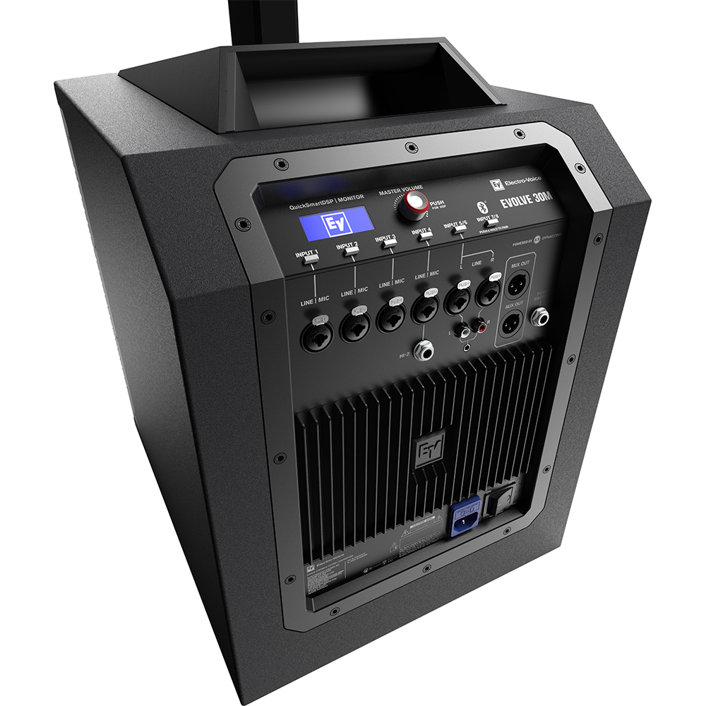 Electro-Voice EVOLVE 30M Portable Bluetooth Column Speaker System - Black - Mint, Open Box