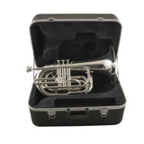 King KMB411S Performance Marching Baritone Horn - Silver-Plated