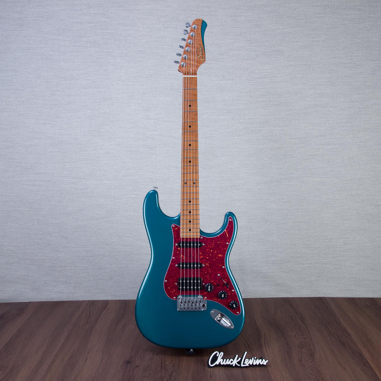 Suhr Limited Edition Classic S Antique Metallic Electric Guitar - Ocean Turquoise Metallic - #78113