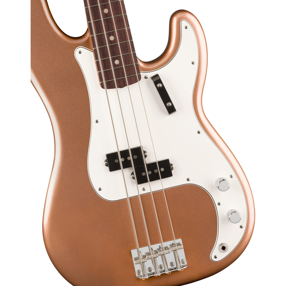 Fender Vintera III Late '60s Precision Electric Bass Guitar, Rosewood Fingerboard - Firemist Gold