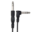 Hosa CSS-103R 1/4-Inch TRS to Right-Angle 1/4-Inch TRS Balanced Interconnect Cable