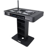 ProX XZF-DJCTBL Control Tower DJ Podium for Pioneer DDJ-REV7 XDJ-XZ FLX10 RANE Four - Black Finish