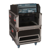 Gator Cases G-TOUR-GRC-1406 14U Top, 6U Bottom Audio Road Console Rack - New