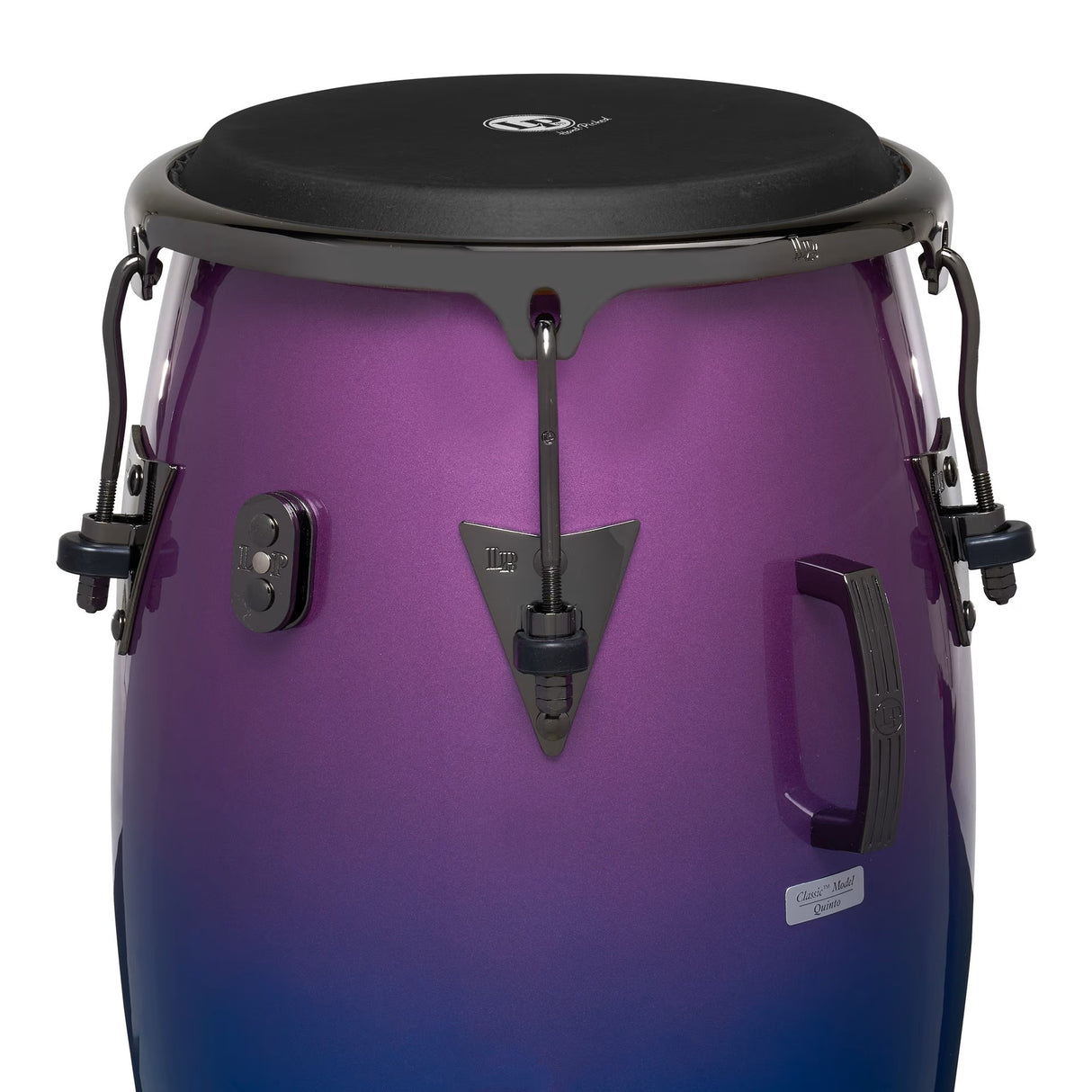Latin Percussion 11-Inch Tony Succar Signature Quinto - Rainbow with Black Nickel-Hardware