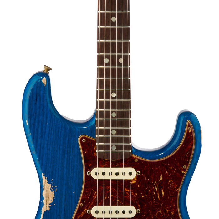 Fender Custom Shop 1969 Stratocaster Heavy Relic - Sapphire Blue Transparent - CHUCKSCLUSIVE - #R117107