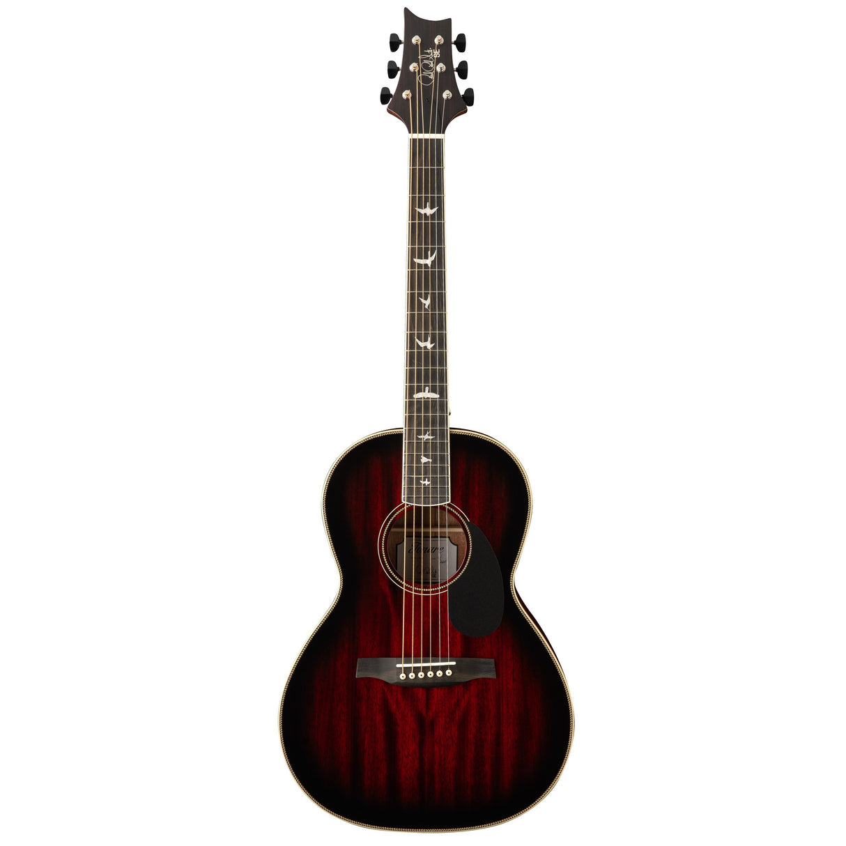 PRS SE P20 Parlor Acoustic Electric Guitar - Fire Red Burst