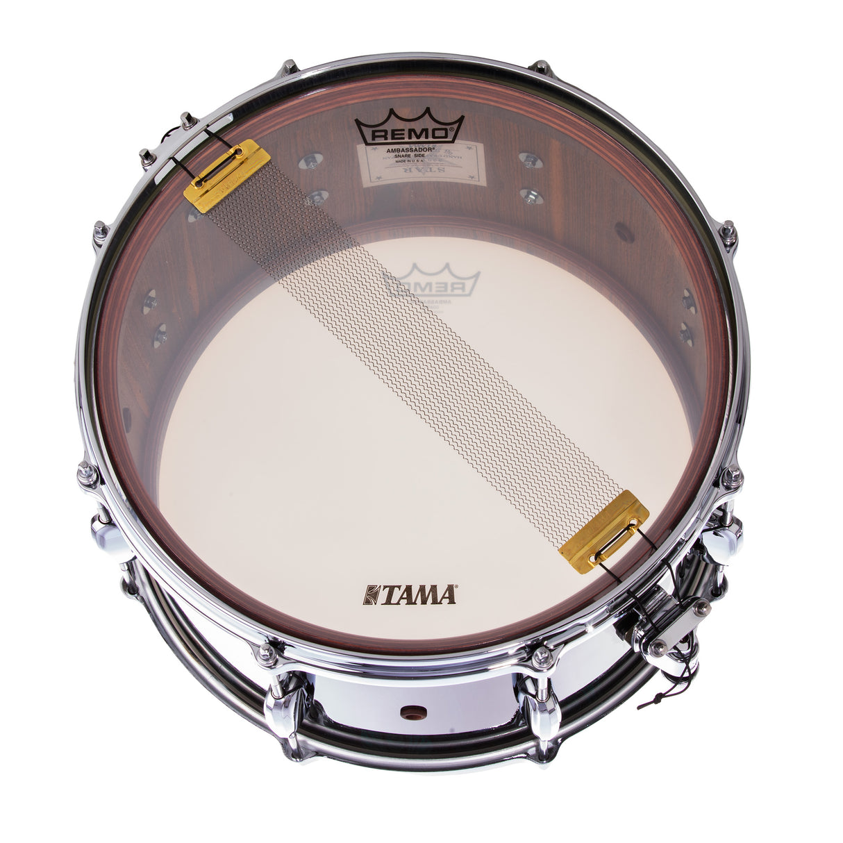 Tama Star Bubinga 8x14 Snare Drum - Dark Green Cordia