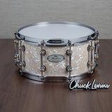 Pearl Music City Custom Master's Maple Reserve 6.5x14 Snare - Nicotine White Marine Pearl - New