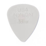 Dunlop Nylon Standard Guitar Picks - .38mm - White (12-Pack)