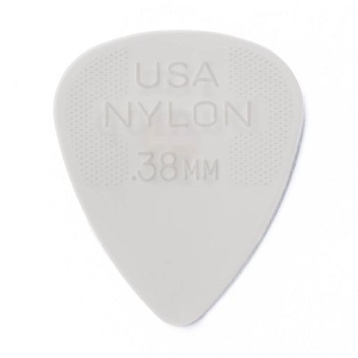 Dunlop Nylon Standard Guitar Picks - .38mm - White (12-Pack)