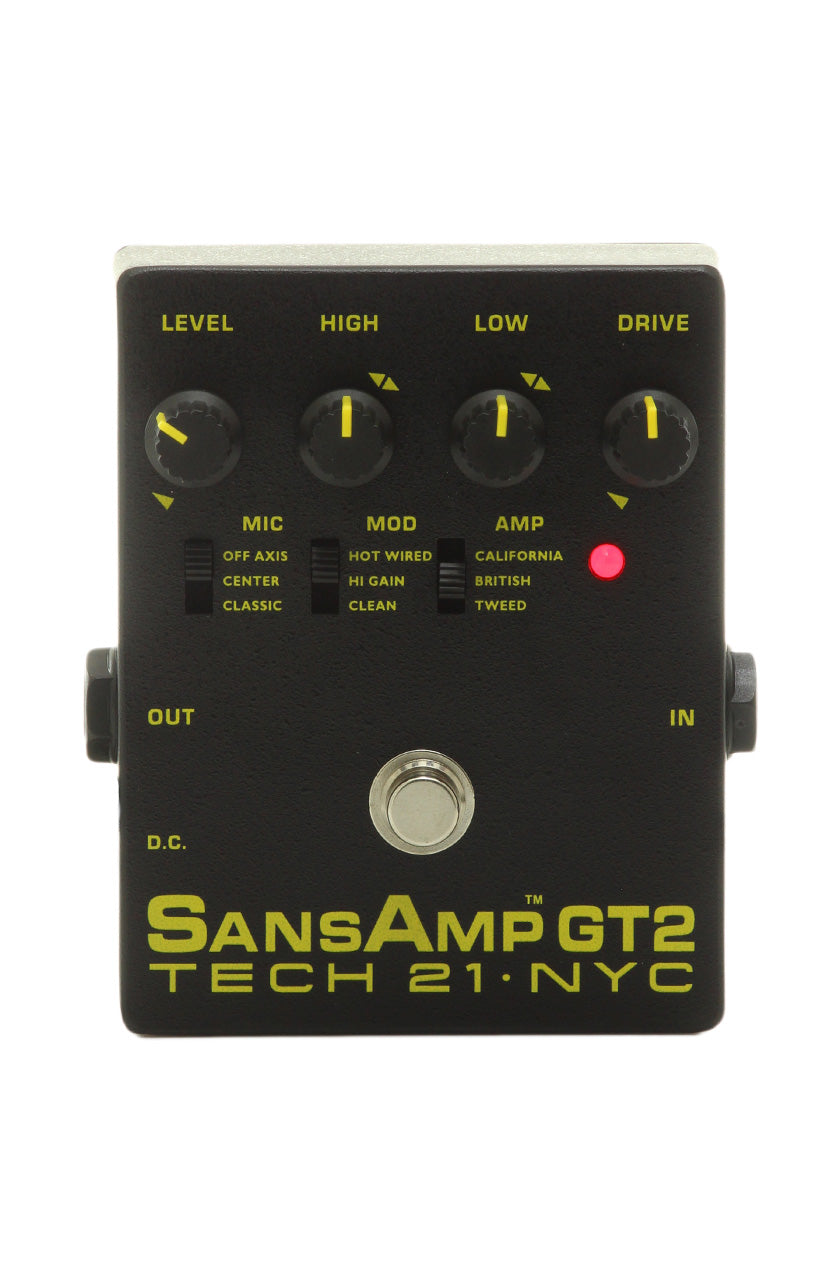 Tech 21 SansAmp GT2 – Chuck Levin's Washington Music Center