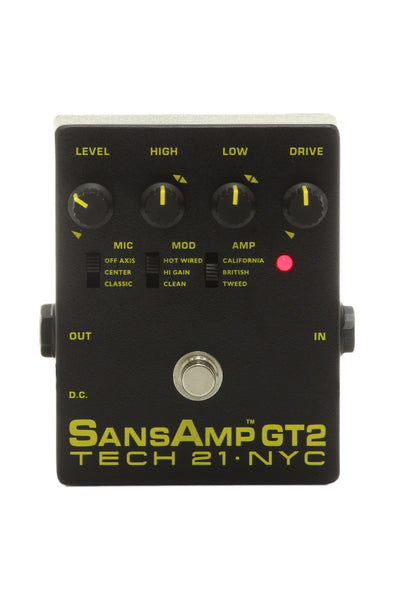 【USA製・名機‼️】TECH21 SansAmp GT2 Tech 21 SansAmp GT2 – Chuck Levin's Washington Music Center