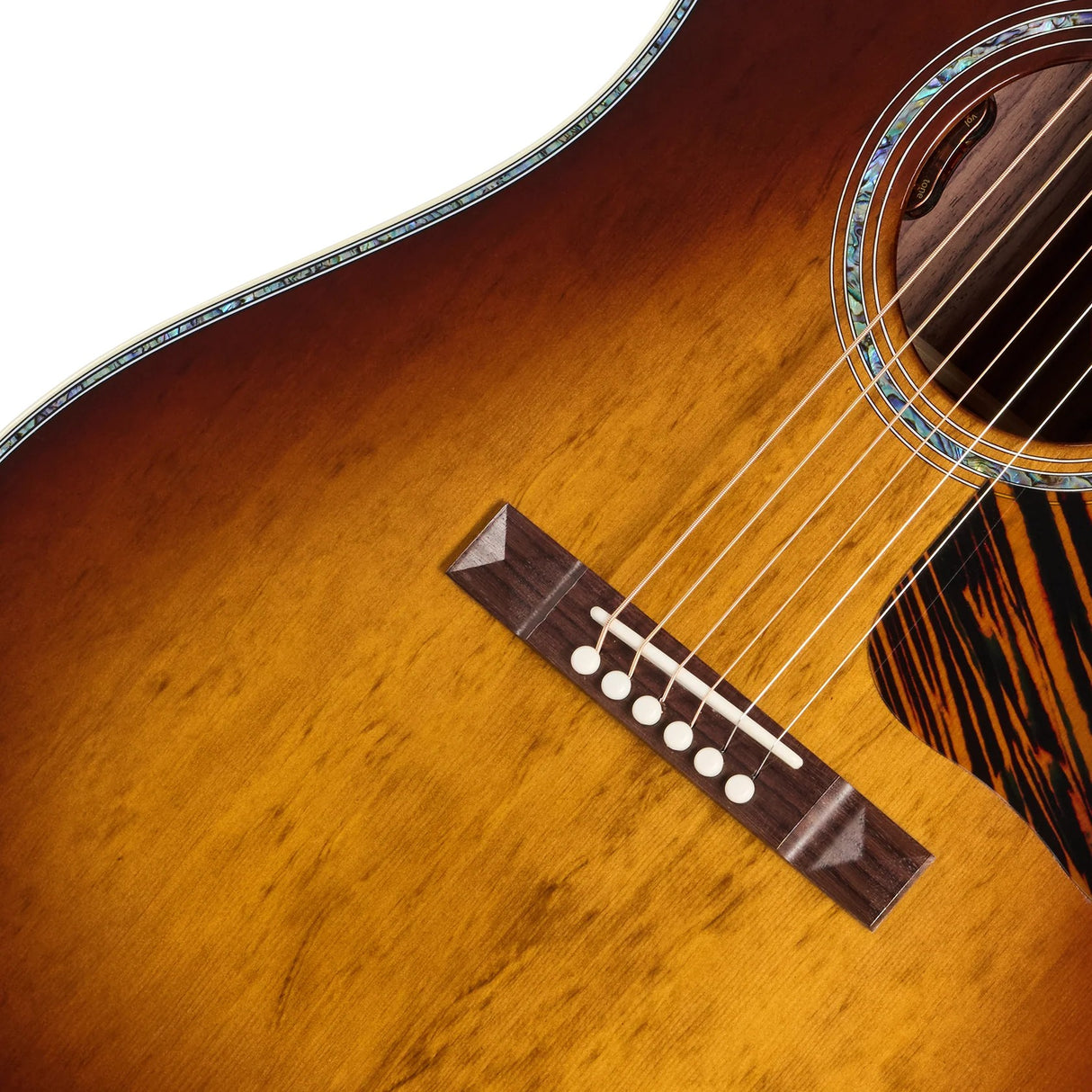 Gibson Custom Shop Limited Edtion Advance Jumbo Anniversary Acoustic Electric Guitar - Cremona Burst
