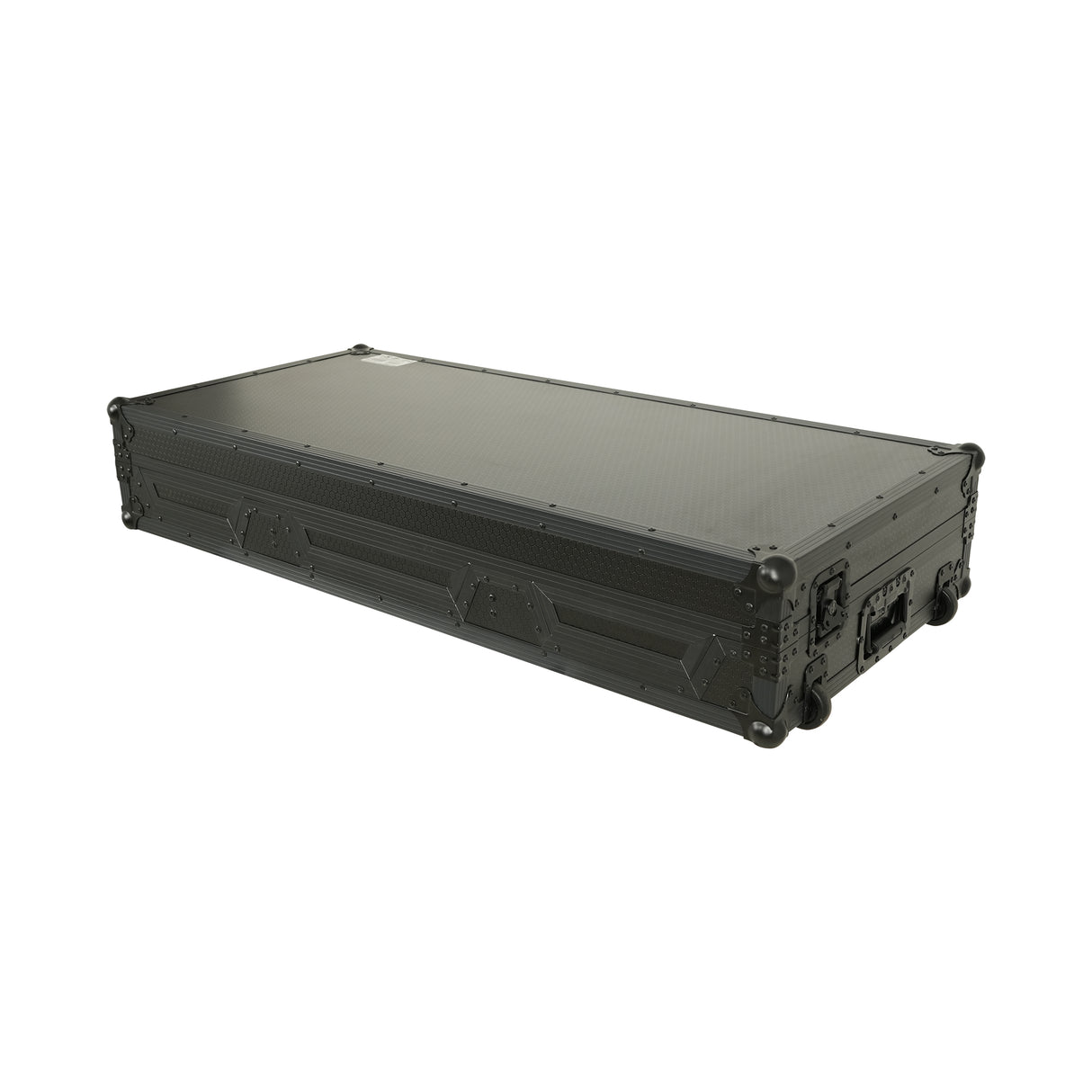 Pro X XS-CDM3KV10A9 WLTBL Fits 2x Pioneer CDJ 3000X Case / Pioneer DJM V10 / A9 Mixer w/ Laptop Shelf, All Black and Low profile Wheels