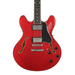 Eastman T386 Thinline Semi-Hollow Guitar - Red - New