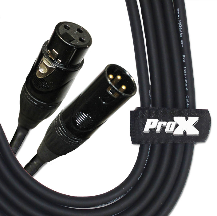 ProX XC-MIC50 XLR-F to XLR-M Mic Cable - 50 ft