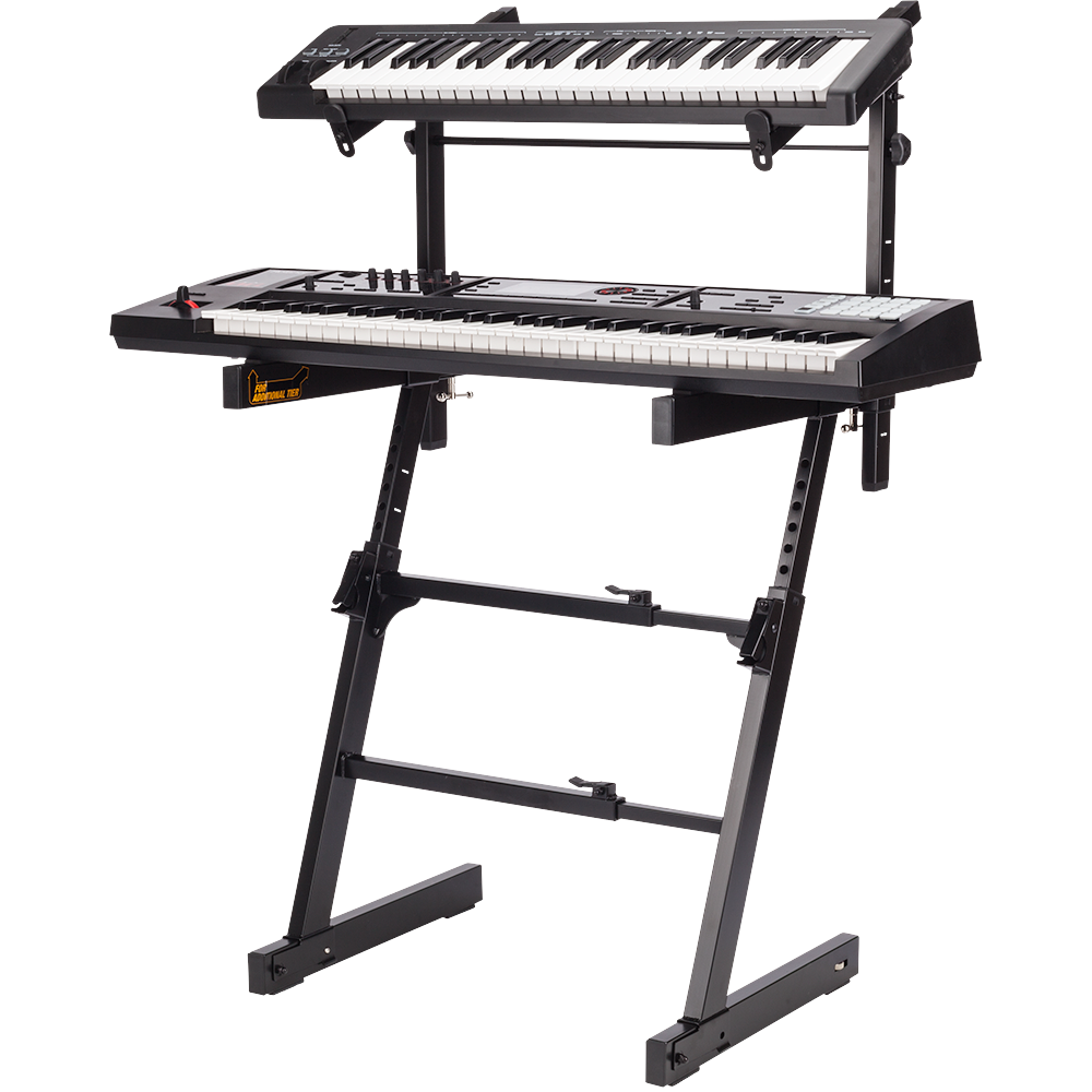 Hercules KS410B Autolock Z Keyboard Stand with Tier