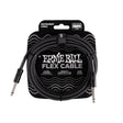 Ernie Ball 10 Feet Flex Instrument Cable Straight/Straight - Black