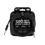 Ernie Ball 10 Feet Flex Instrument Cable Straight/Straight - Black