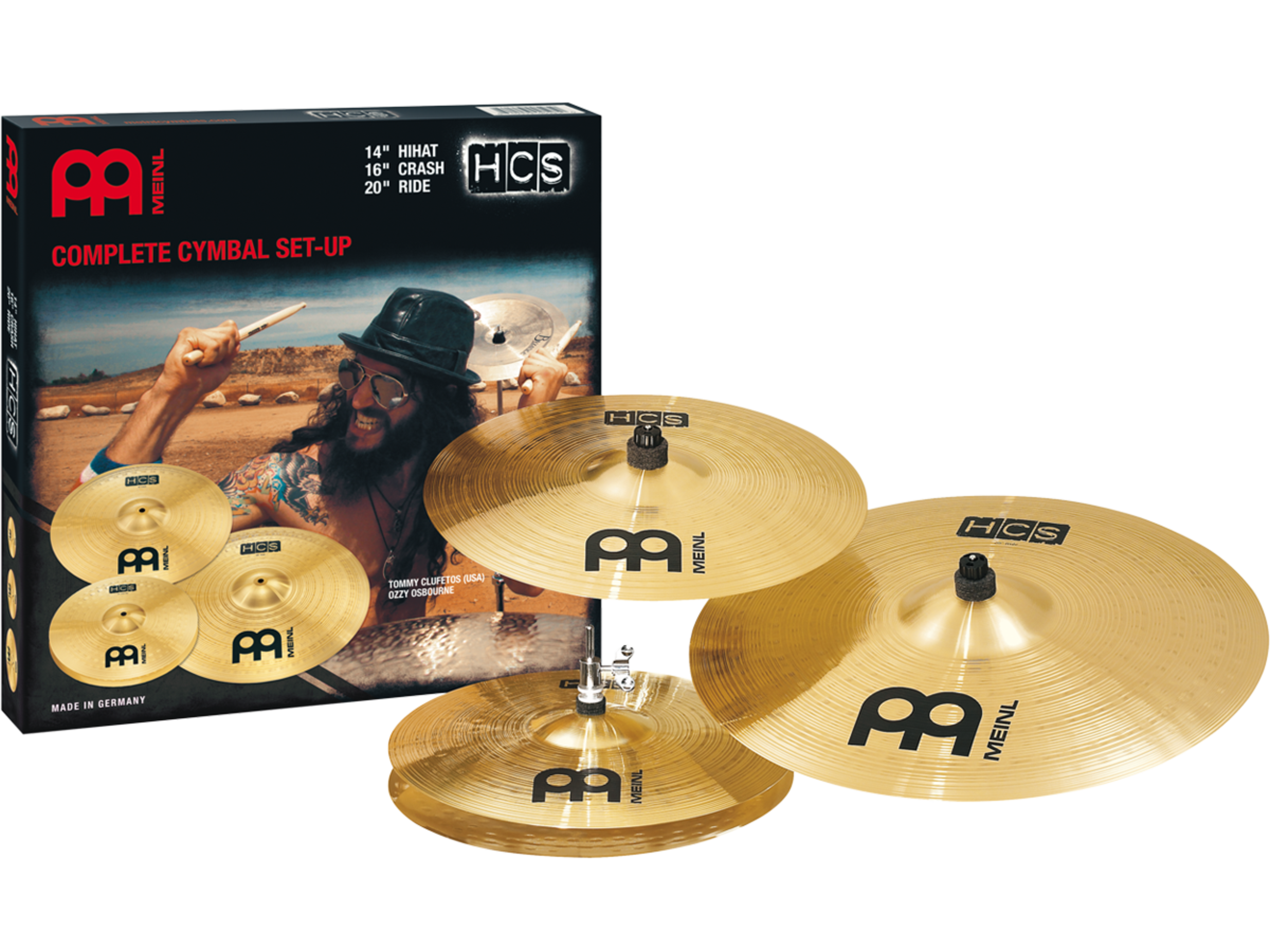 Meinl HCS Complete Cymbal Set-Up: 14