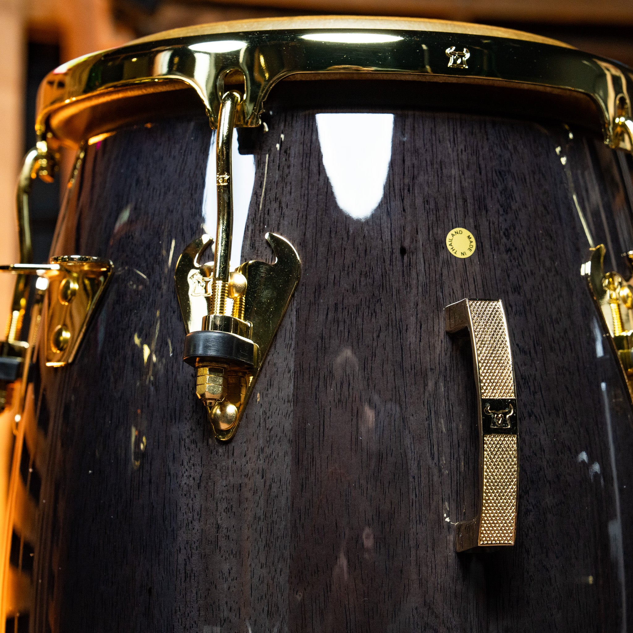 LP Matador Quinto, Conga, and Tumba Set, Siam Oak - Black with