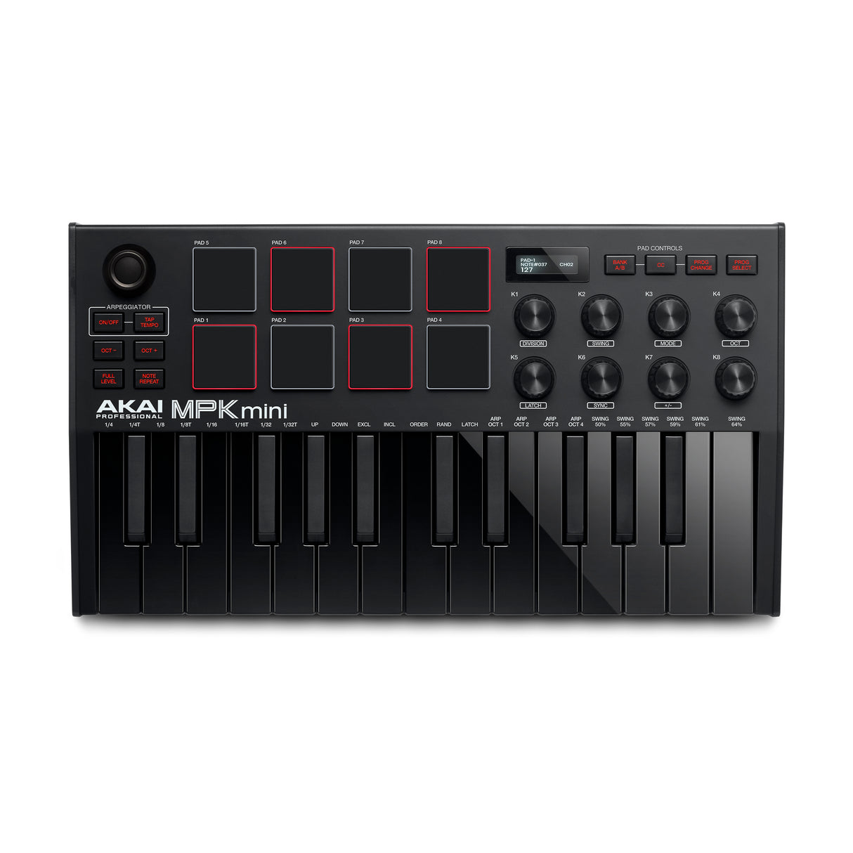Akai MPK MINI Mk3 25-Key MIDI Keyboard Controller - Black