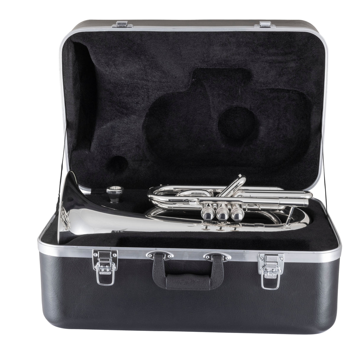 King KMB412S Performance Marching Baritone Horn - Silver-Plated