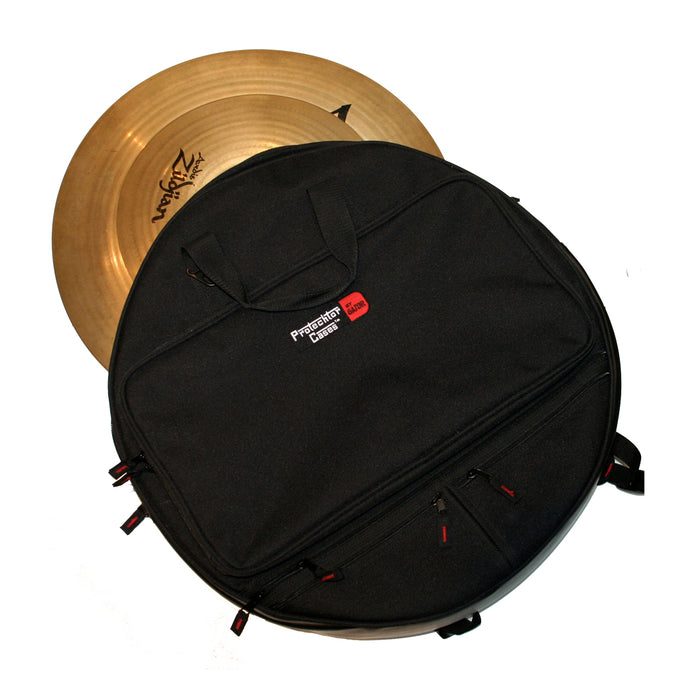 Gator GP-CYMBAK-22 Heavy Duty Padded Backpack-Style Cymbal Bag