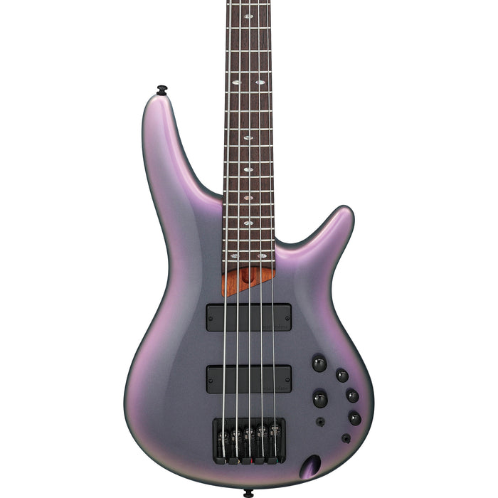 Ibanez SR Standard SR505 5-String Bass Guitar - Black Aurora Burst