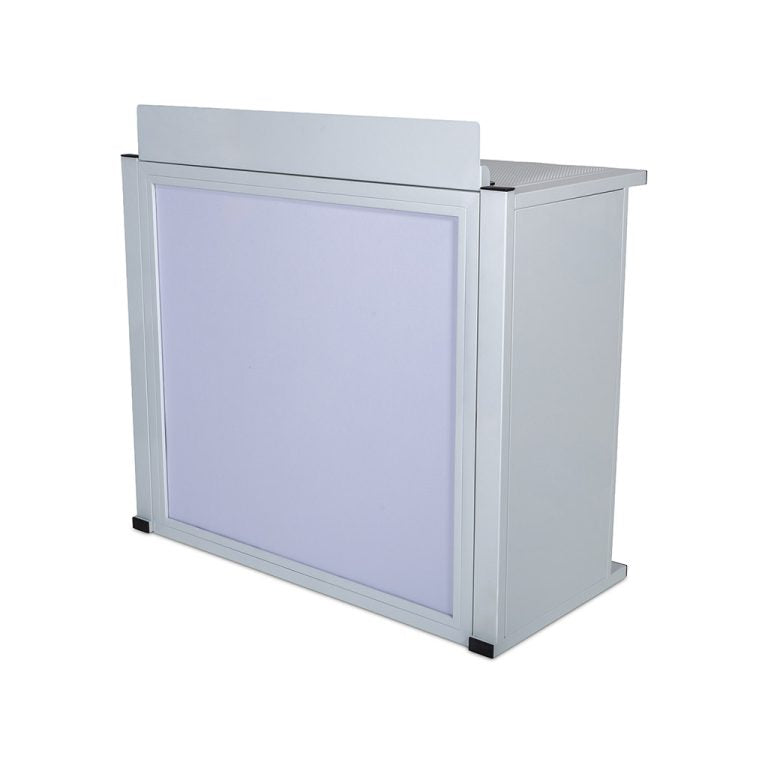 Headliner HL30081 Solana Portable DJ Booth - White