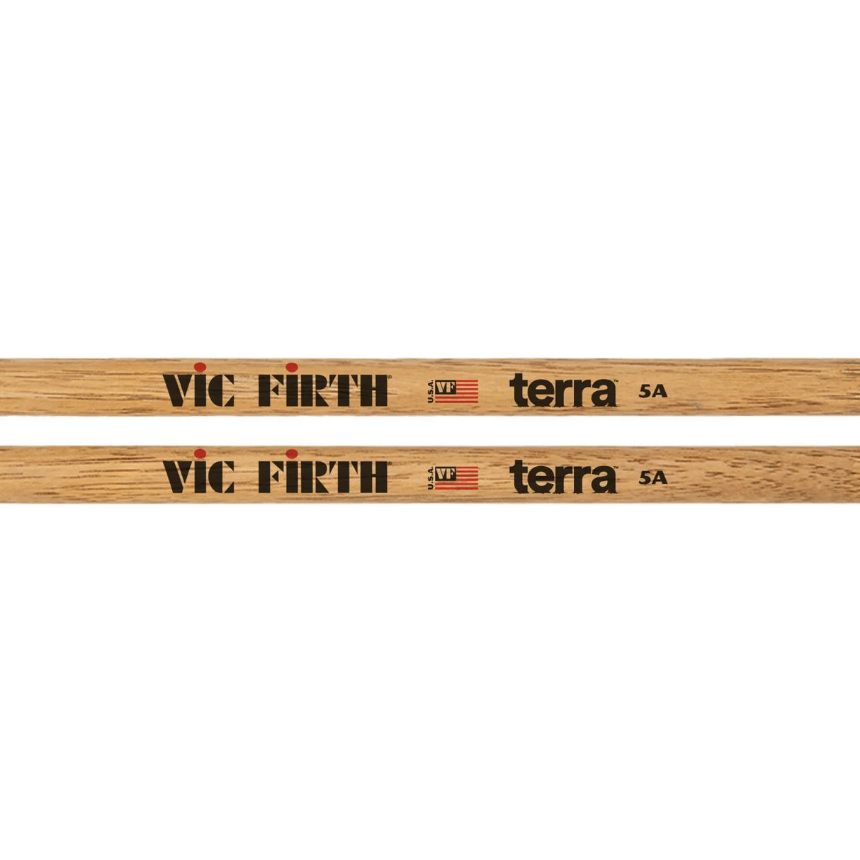 Vic Firth American Classic 5AT Terra Series Drumsticks with Wood Tip - 4 Pairs