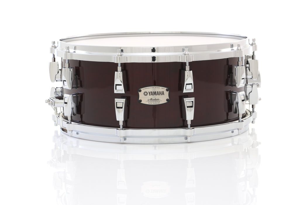 Yamaha 14" x 6" Absolute Hybrid Maple Snare Drum - Classic Walnut - New,Classic Walnut
