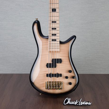 Spector Euro 5 5-String Electric Bass Guitar - Natural Black Burst Gloss - CHUCKSCLUSIVE - #NB22967