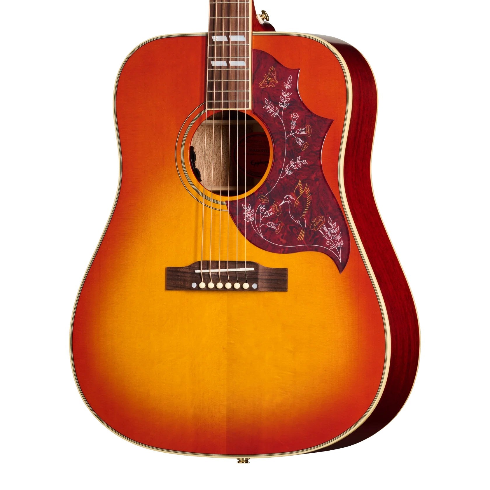 Epiphone Hummingbird Standard Acoustic Electric Guitar - Cherry