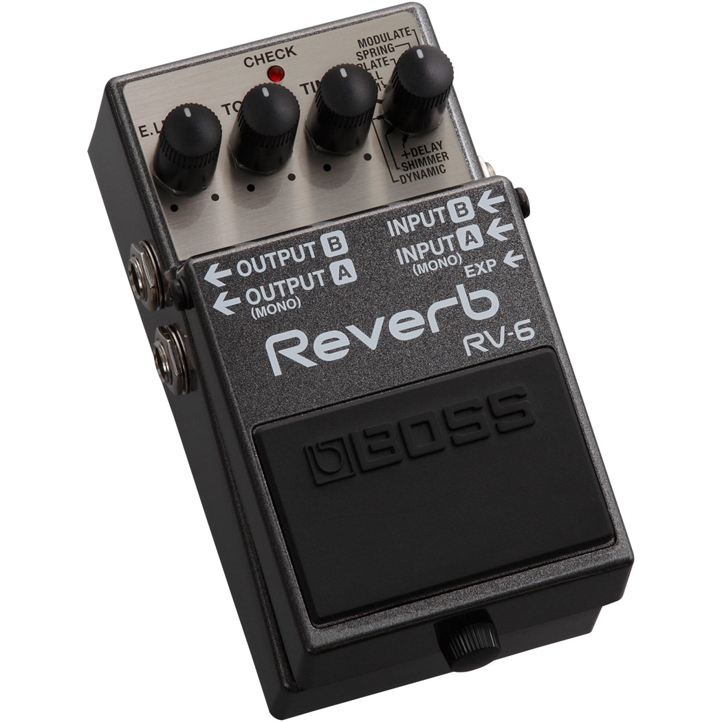 Boss RV-6 Digital Reverb Pedal - Mint, Open Box