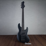 Brubaker USA Performance Series JXB-5 Electric Bass Guitar - Black Satin - #001-23