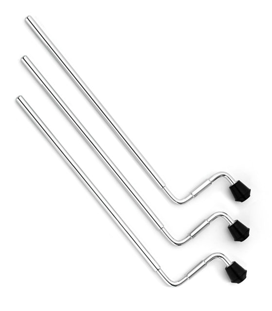 Drum Workshop DWSMFLT21ALCR Aluminum Tom Legs, Chrome Finish, 3-Pack