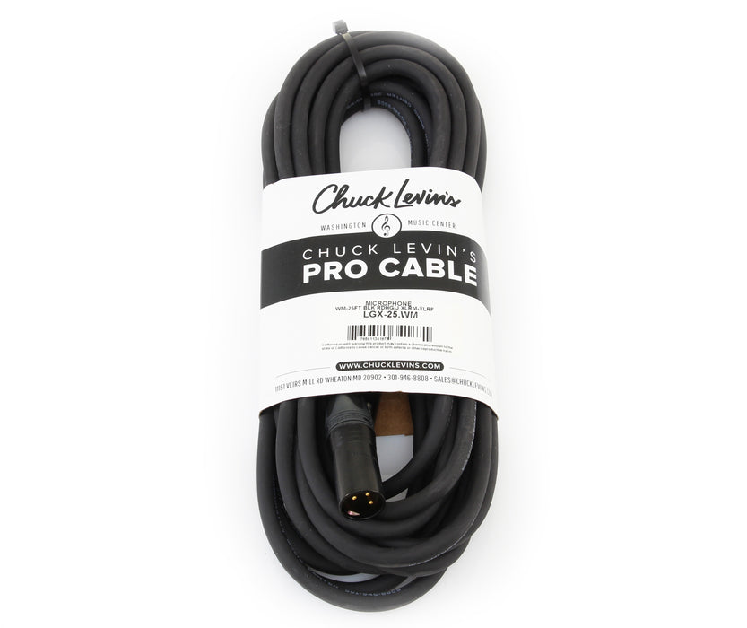 Chuck Levin's Premium Microphone Cable - 25ft