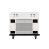 BASSBOSS Sublim8 Column PA Speaker wIth 18-inch Sub - White