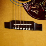 Gibson Custom Shop Hummingbird Elegant Koa Acoustic Electric Guitar - Honey Burst