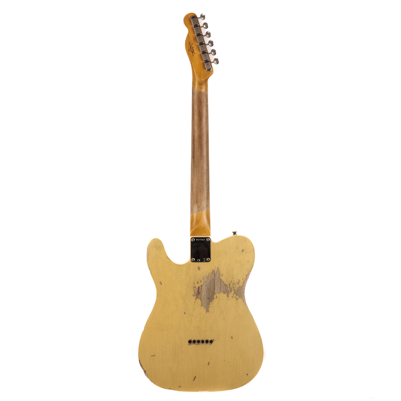 Fender Custom Shop 1962 Telecaster Custom Heavy Relic Guitar - Aged Vintage White - CHUCKSCLUSIVE - #R122567