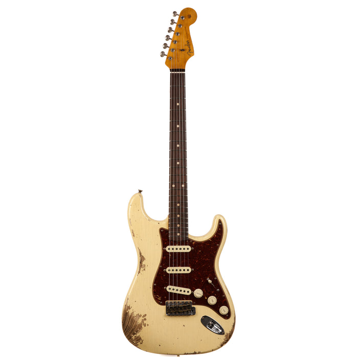 Fender Custom Shop 1962 Stratocaster Heavy Relic Guitar - Aged Vintage White - CHUCKSCLUSIVE - #R119465