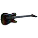 ESP LTD Limited Edition Crackle Series Eclipse '87 NT Electric Guitar - Rainbow Crackle - New,Black