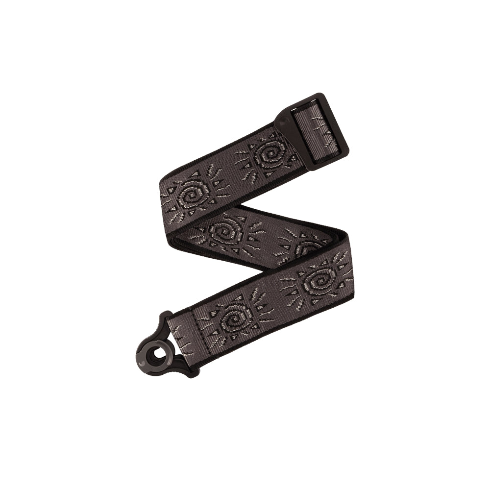 D'Addario 50BALPW03 Auto Lock Guitar Strap - Silver Suns