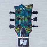ESP USA Eclipse Electric Guitar - Psychadelic Flame - #US25190