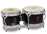 LP M201 Matador Wood Bongos, Dark Brown/Chrome