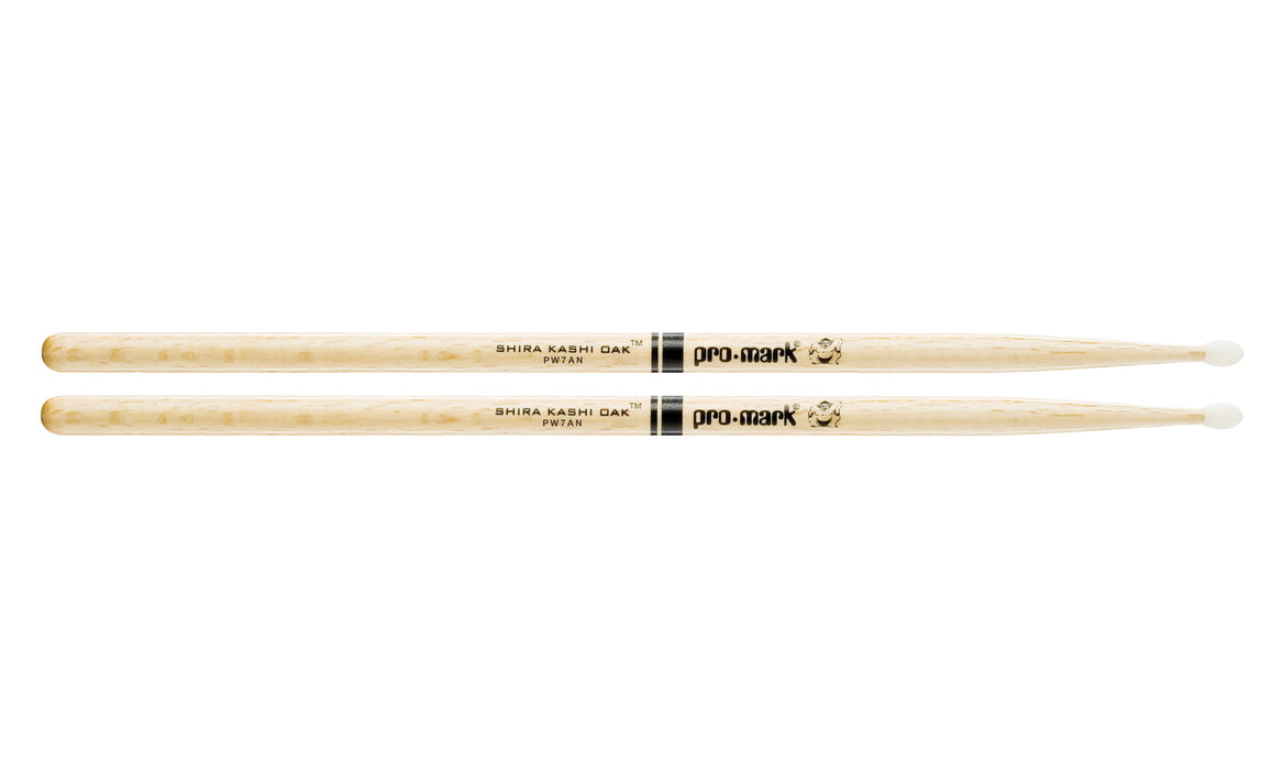 Promark PW7AN Shira Kashi Oak 7A Nylon Tip drumstick