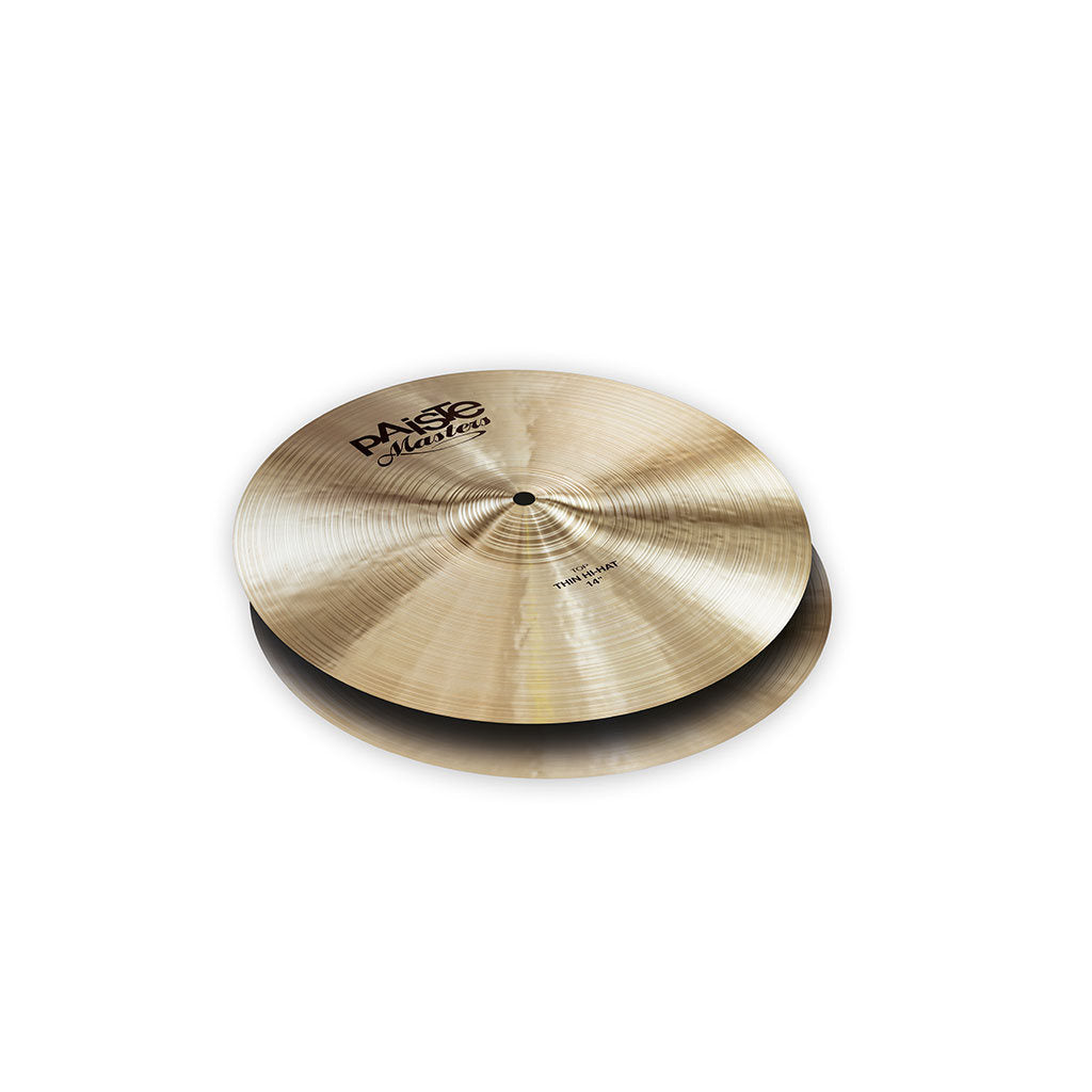 Paiste 14" Masters Thin Hi-Hat Cymbals - New,14 Inch